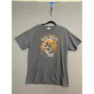 Harley-Davidson FORT THUNDER BIKE NIGHT T 2017 T SHIRT.sz XL